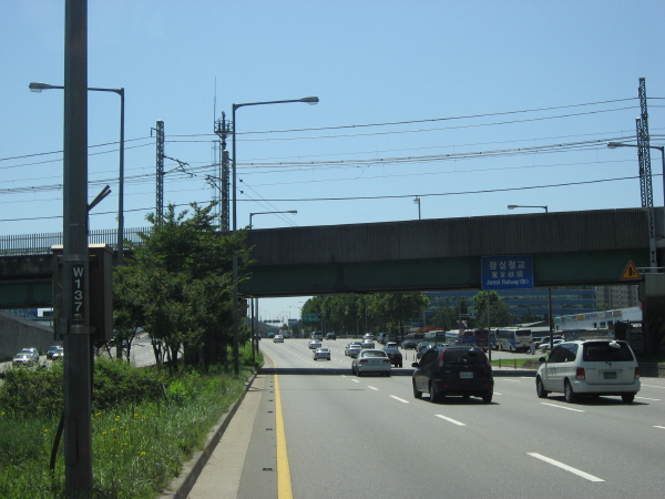 강변북로(난지방향) 잠실철교 사진