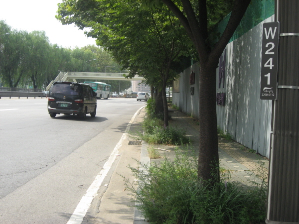 노들길(양화교방향) 성산대교 밑 지난 255M 사진