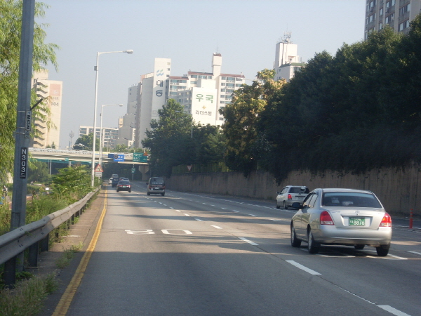동부간선도로(상계방향) 월릉교 지난 595M 사진
