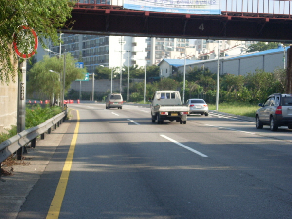 동부간선도로(상계방향) 한천교 지난 845M 사진