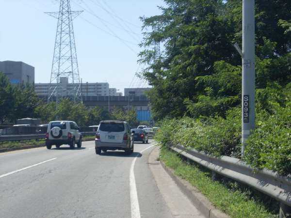 동부간선도로(성수방향) 상계지하종점 지난 535M 사진