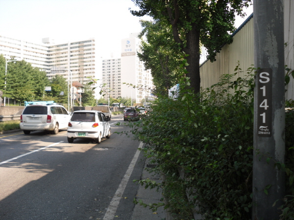 동부간선도로(성수방향) 마들지하종점 지난 555M 사진
