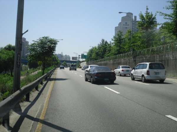 동부간선도로(성수방향) 한천교 지난 185M 사진