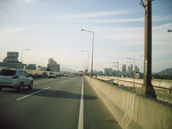 동부간선도로(장지방향) 봉은램프 지난 80M 사진