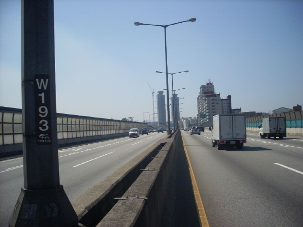 북부간선도로(하월곡방향) 하월곡램프 사진