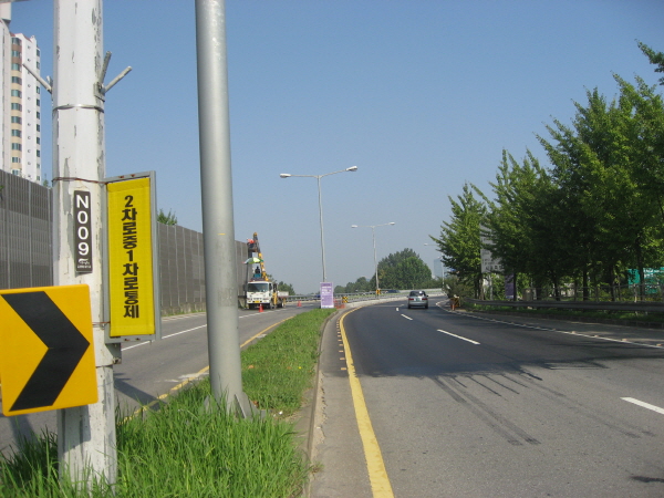 서부간선도로(성산방향) 시흥시계 지난 240M 사진