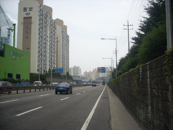 서부간선도로(시흥방향) 양평교 지난 110M 사진
