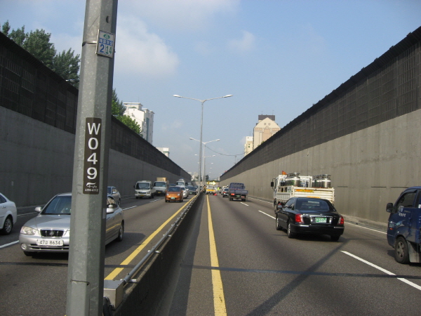 제물포길(인천방향) 경인1주지하차도 종점 지난 490M 사진