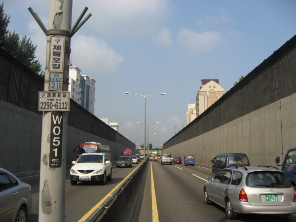 제물포길(인천방향) 경인1주지하차도 종점 지난 560M 사진